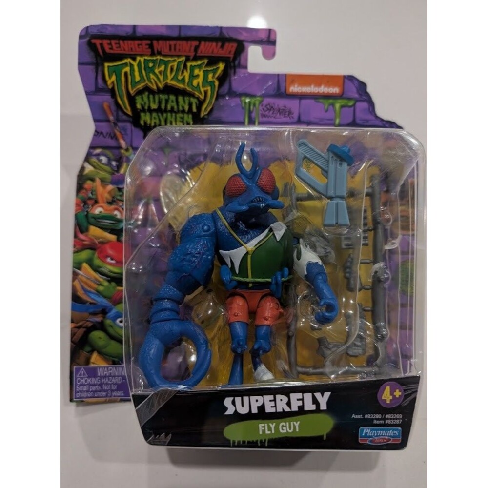 Teenage Mutant Ninja Turtles Mutant Mayhem Superfly Fly Guy Action Figure New